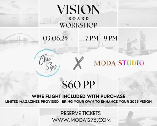 Vision Board Workshop March 6th 7pm